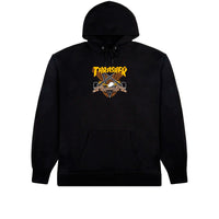 Thrasher x AntiHero Eaglegram Hood Black