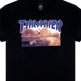 Thrasher x Welcome Cardiel De La Villa De Madrid Tee Black