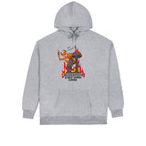 Thrasher x Welcome Patina Y Destruye By Neckface Hoodie Heather Grey
