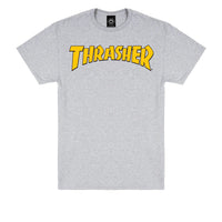 Thrasher Cover Logo Tee Ash Grey