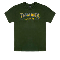 Thrasher Trademark Tee Forest Green