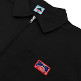 Damage Uniform Zipper Shirt Black