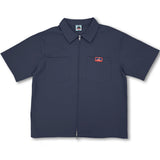 Damage Uniform Zipper Shirt Navy