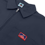 Damage Uniform Zipper Shirt Navy