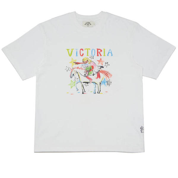 Victoria Crayon Tee White