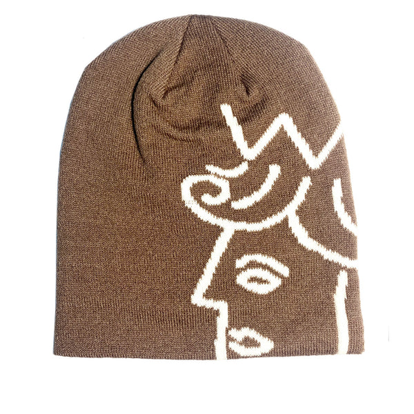 Victoria Queenhead Cuff Beanie Khaki