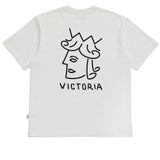 Victoria Queenhead Logo Tee White