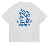 Victoria Sharpie QH Tee White