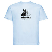 Welcome Dogs Tee Baby Blue