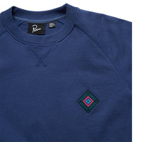 Parra Diamond Block Logo Crew Neck Sweatshirt Dark Blue