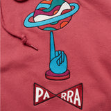 Parra World Balance Hooded Sweatshirt Coral