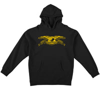 Anti Hero Hoodie Basic Eagle Hoodie Black / Yellow