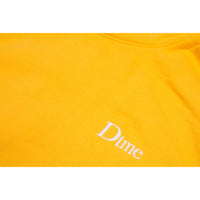 Dime Classic Embroidered Hoodie Yellow Q.
