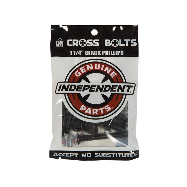 Independent Cross Bolts 1 1/4" Black Phillips
