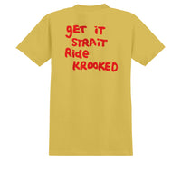 Krooked Strait Eyes Tee Mustard