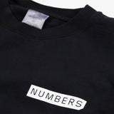 Numbers Mitered Logotype Longsleeve Black