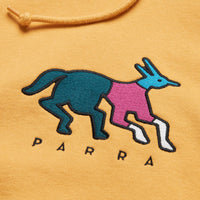 Parra Anxious Dog Hooded Sweatshirt Gold Yellow