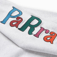 Parra Serif Logo Crewneck Sweatshirt Ash Grey