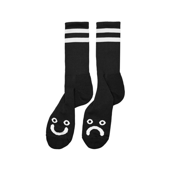Polar Socks Happy Sad Black