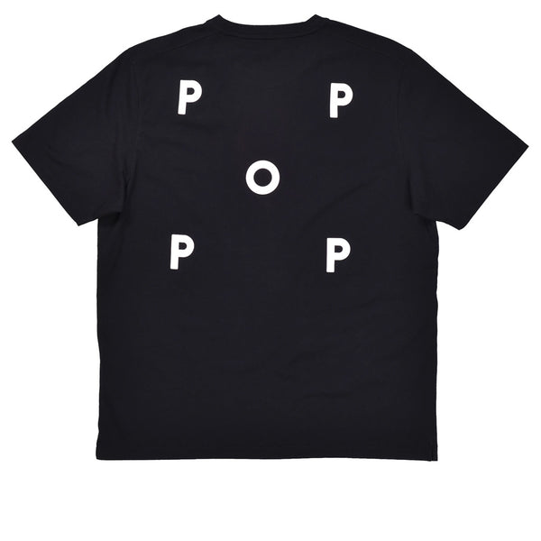 Pop Trading Co. T-Shirt Logo Black/White