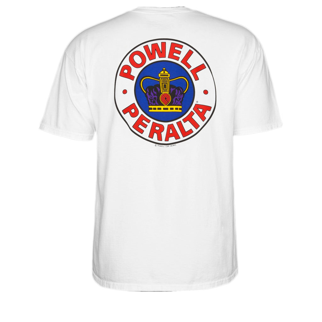 Powell Peralta tee usa製 Powell Peralta Supreme White Tee – Welcome Skateshop | Madrid