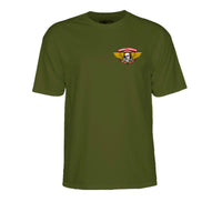 Powell Peralta Winged Ripper Military Green Tee