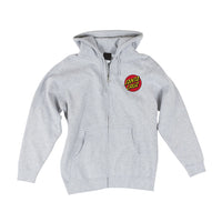 Santa Cruz Zip Hoodie Dot Athletic Gray – Welcome Skateshop Madrid