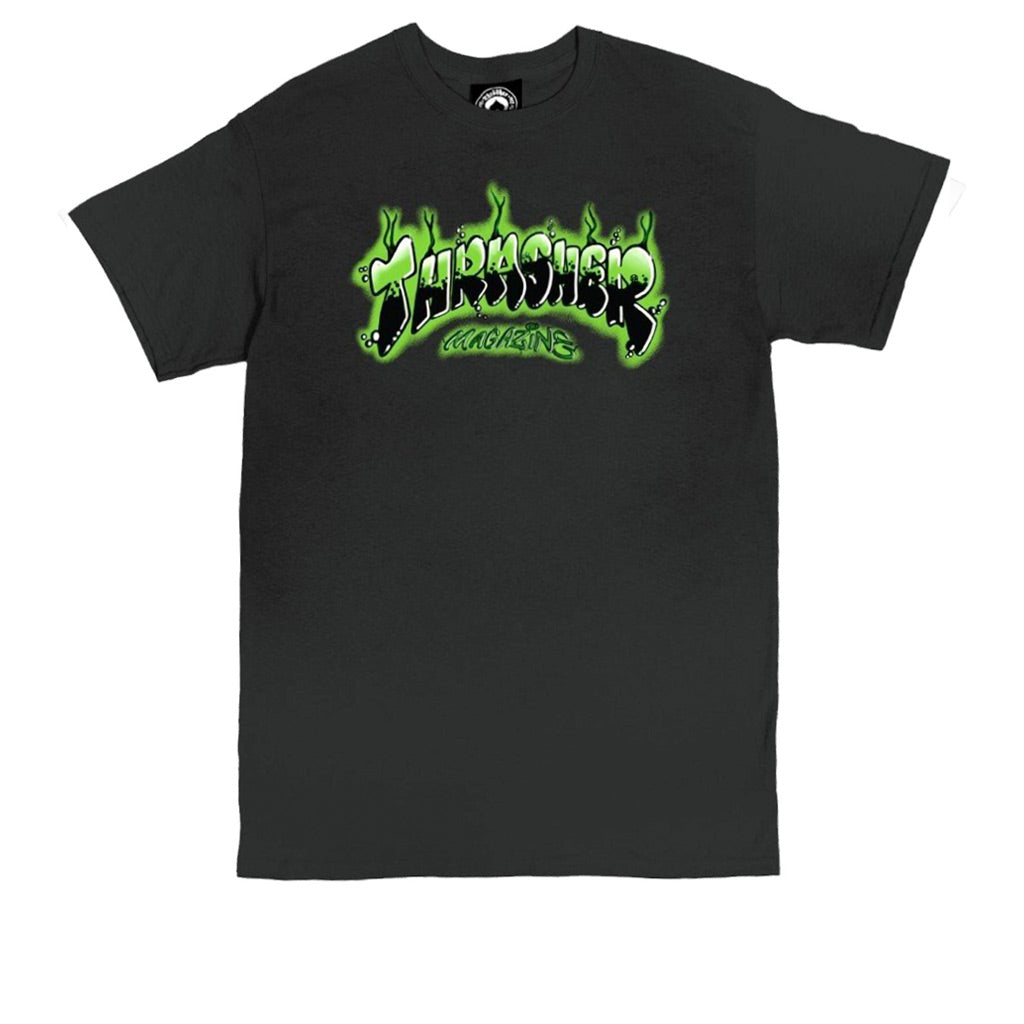 Thrasher Airbrush T-shirt Black – Welcome Skateshop | Madrid