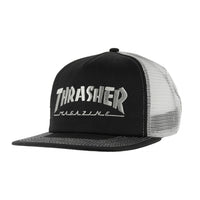 Thrasher Logo Mesh Cap Black/Grey