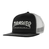 Thrasher Logo Mesh Cap Black/Grey