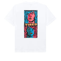Tired Double Vision Tee White