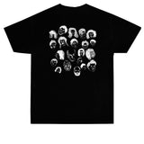 Welcome Madrid Faces Art Black Tee