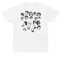 Welcome Madrid Faces Art White Tee
