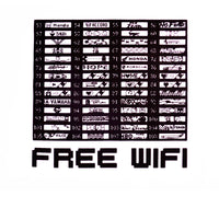 Free Wifi Wallpaper White Tee